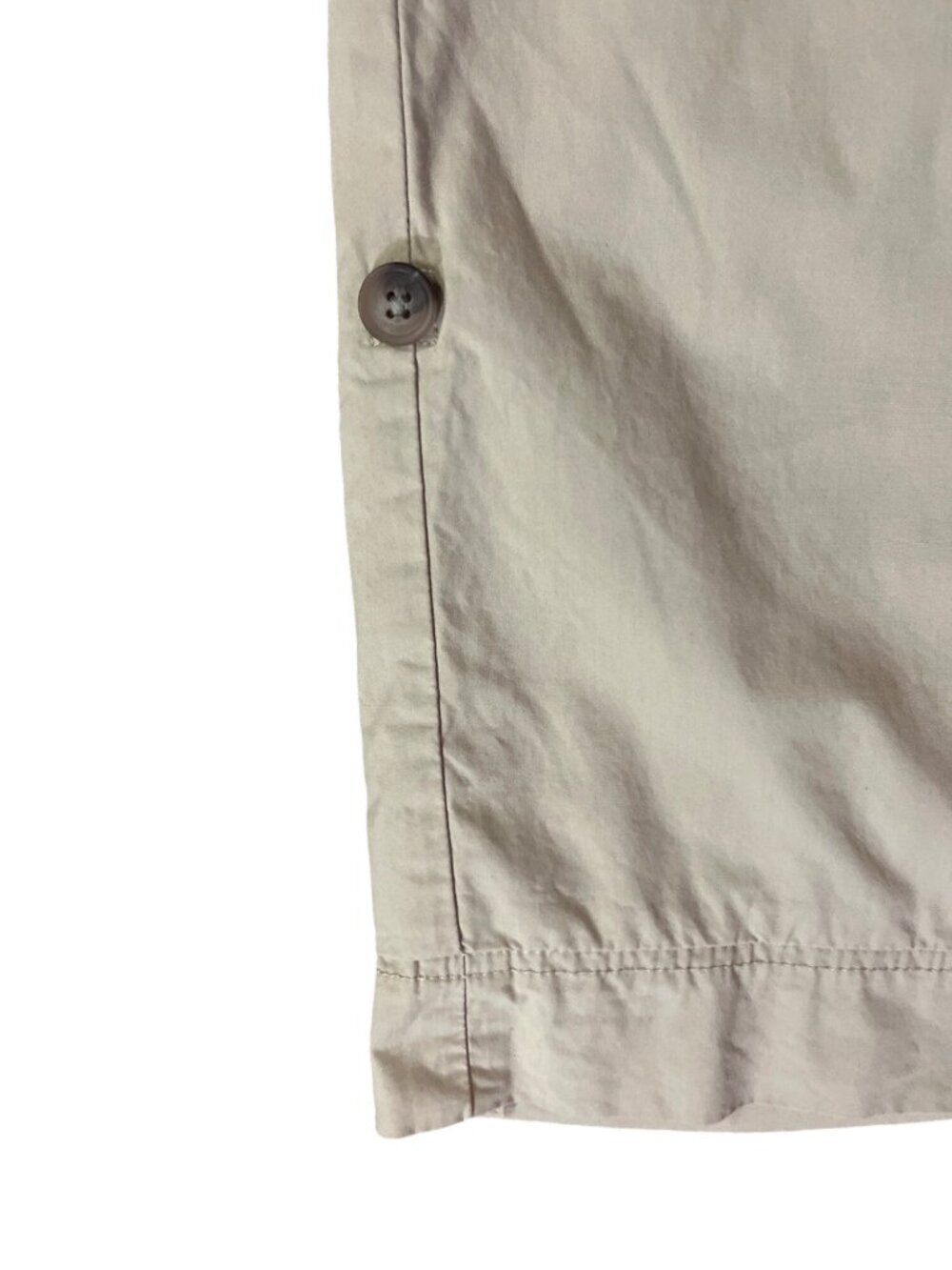 Lands' End Womens 24W Khaki Cargo Pants Elastic Waist Cotton Hiking Used - Picture 15 of 16
